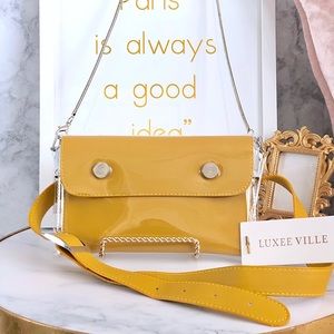 💛 Luxee Ville Mustard Shelby Waist & Shoulder Bag